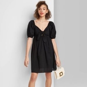 babydoll dress puff sleeve